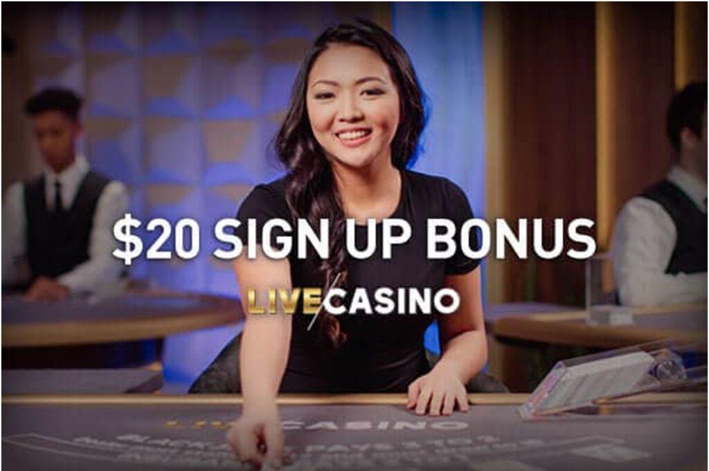 $20 Sign up bonus Play Now