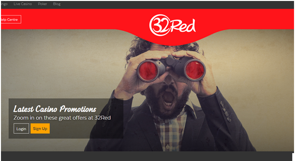 32 red live casino bonus