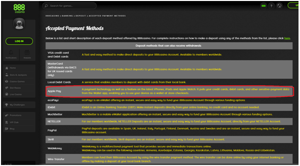 Apple Pay Deposits at Online Casinos