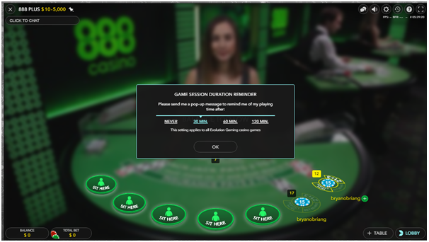 888 casino live casino