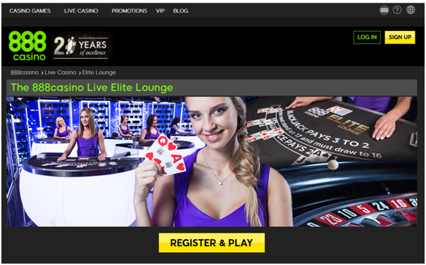 888 Elite Lounge Live Casino