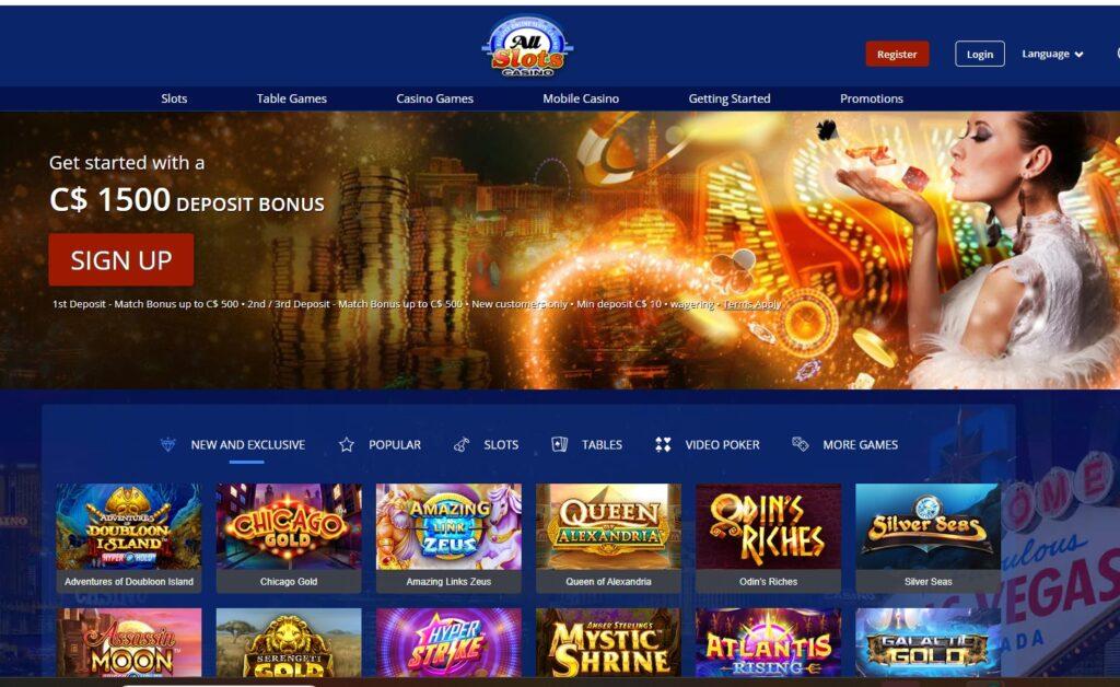 All slots casino canada