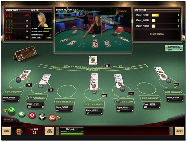 Blackjack Bet Behind Feature at Live Casinos