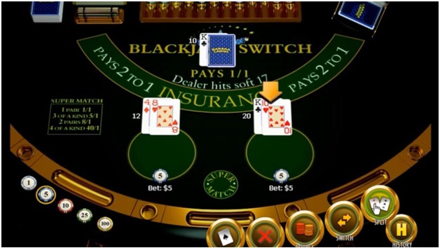 Switch Blackjack or Blackjack Switch