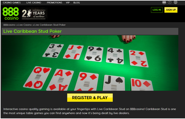 Where to play Caribbean Stud Poker