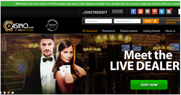 Casino live dealer