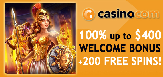 Casino.com welcome bonus