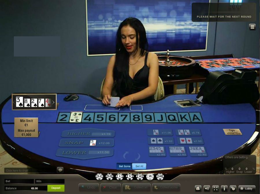 Hi Lo Live casino game