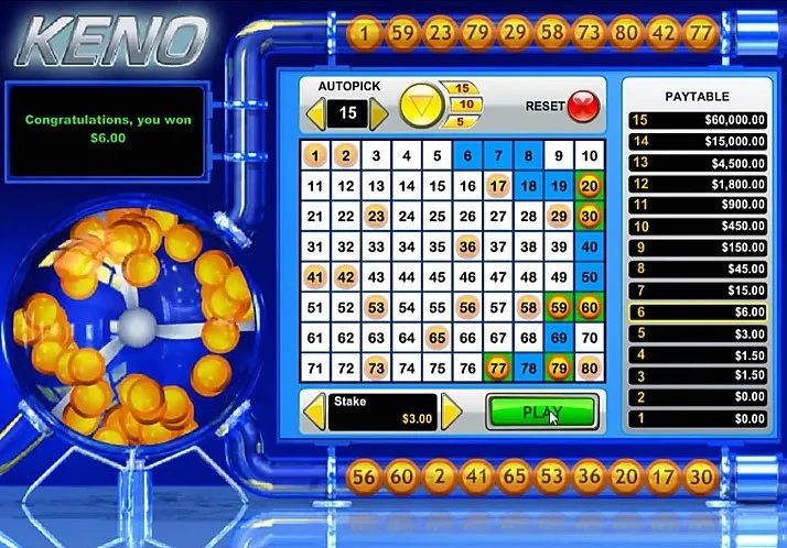 Keno Games Online