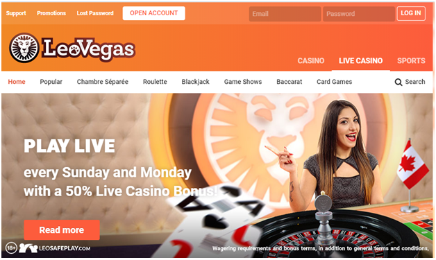 Leo Vegas Casino Canada- Craps live