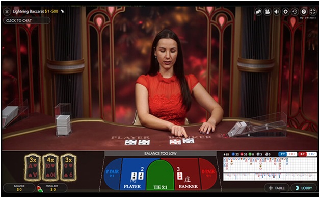 How to play live Lightning Baccarat with real CAD?