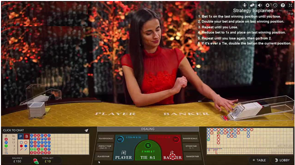 Live Baccarat- Best Strategy to use at Live casios