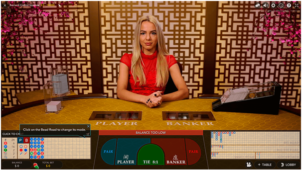 Live Baccarat Control Squeeze