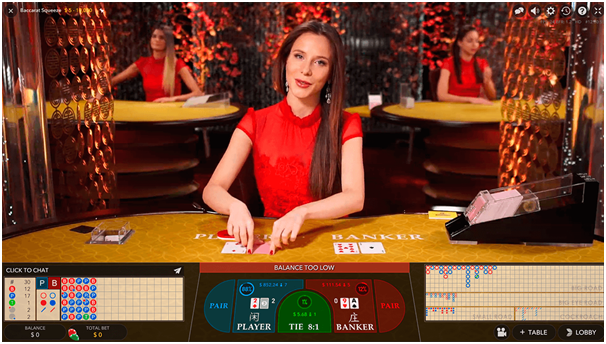 Live Baccarat Squeeze