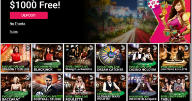 Live games at Spin Casino