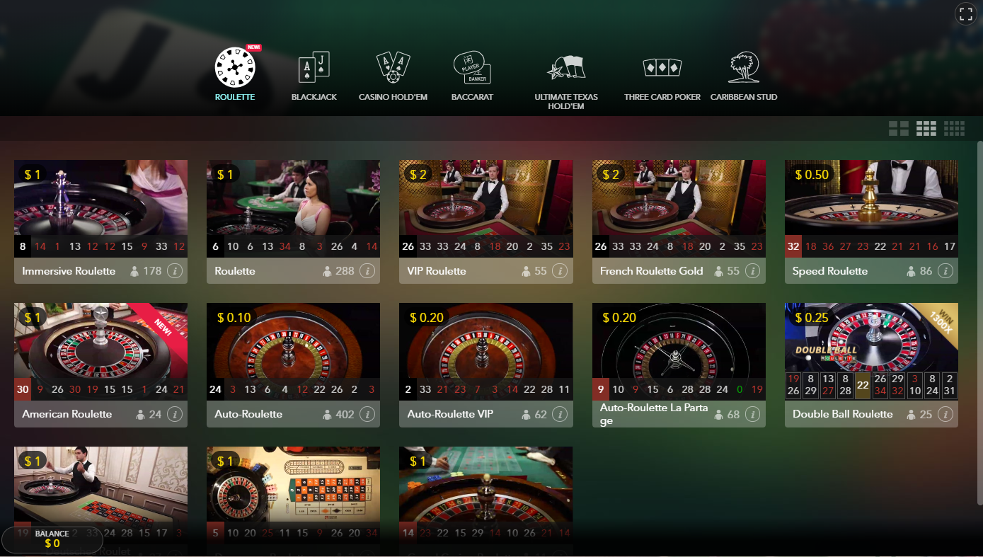 Live Roulette