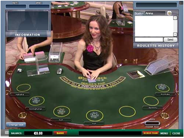 Live dealer casino