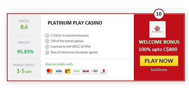 Platinum Play- live