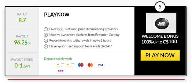 Play Now Casino Canada
