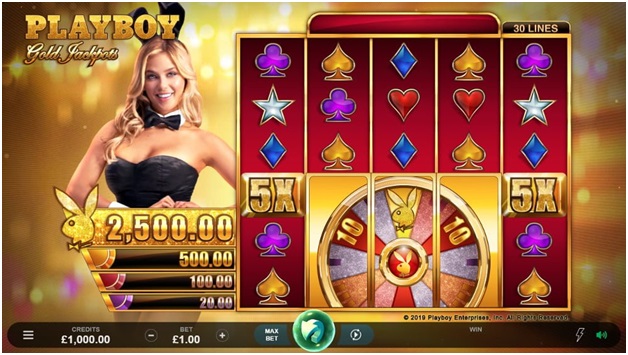 Playboy Gold Jackpots- Symbols and Game Features