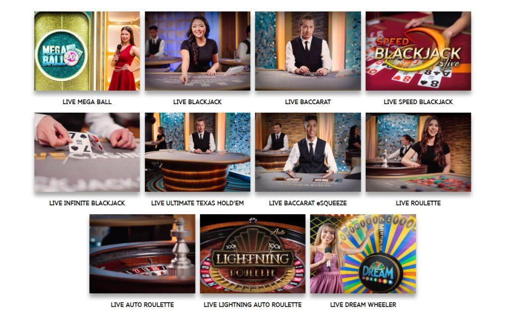 Playnow casino Live Games