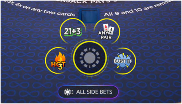 Power Blackjack- All side bets