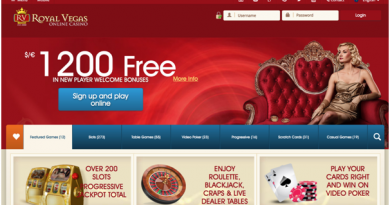 Royal Vegas Casino Bonus $1200