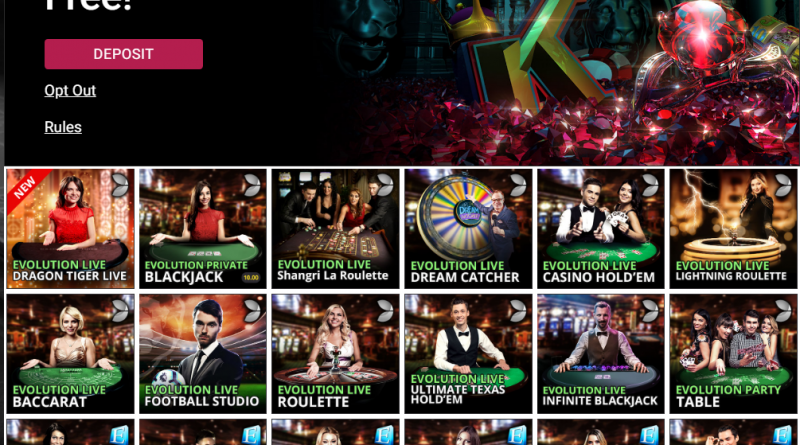 Ruby Fortune live casino