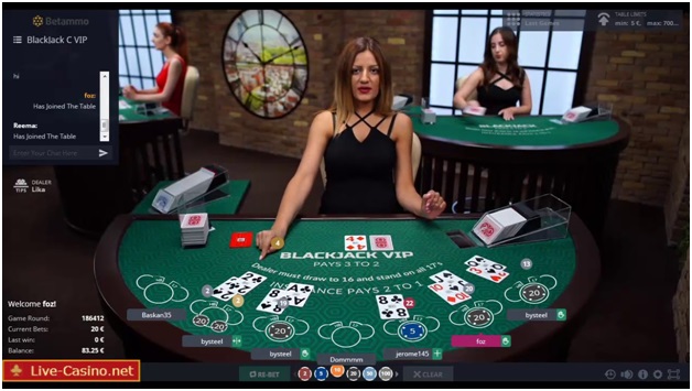Rules to play Betconstruct Live Blackjack