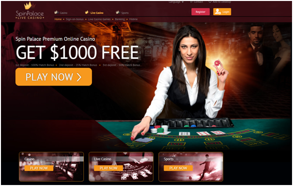Spin Palace Live Casino