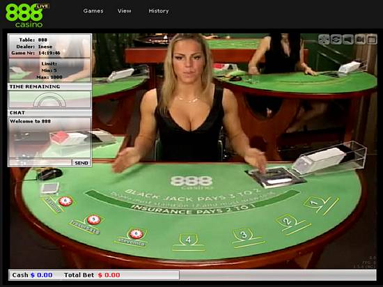 Live Dealer Blackjack at 888 Live