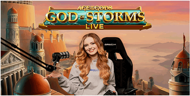 play Age of the Gods God of Storms Live Game at Canadian live casino